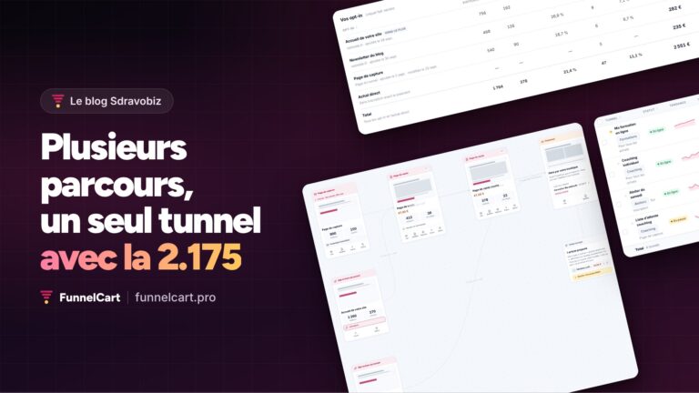 FunnelCart 2.175 : plusieurs parcours, un seul tunnel