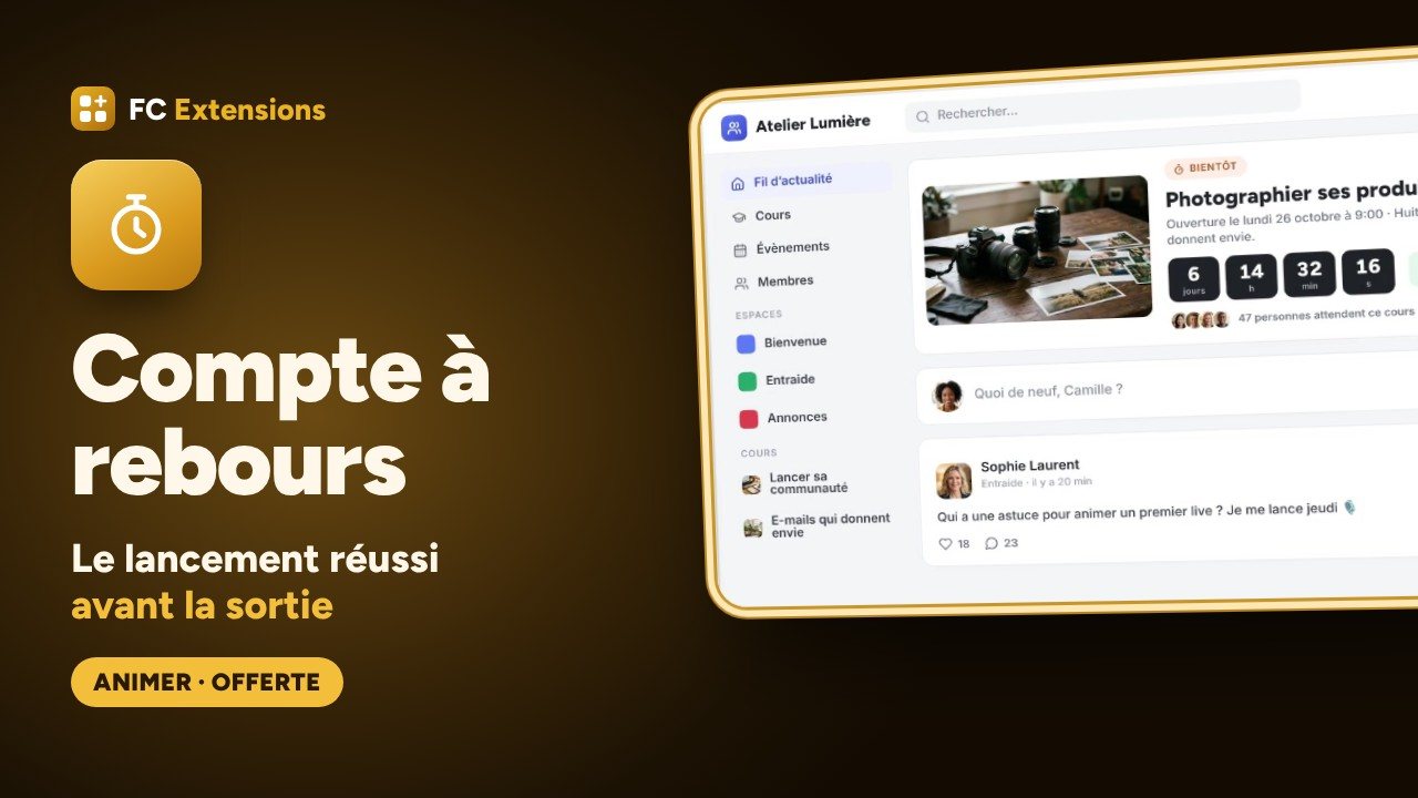 Compte à rebours pour FluentCommunity : le lancement réussi avant la sortie