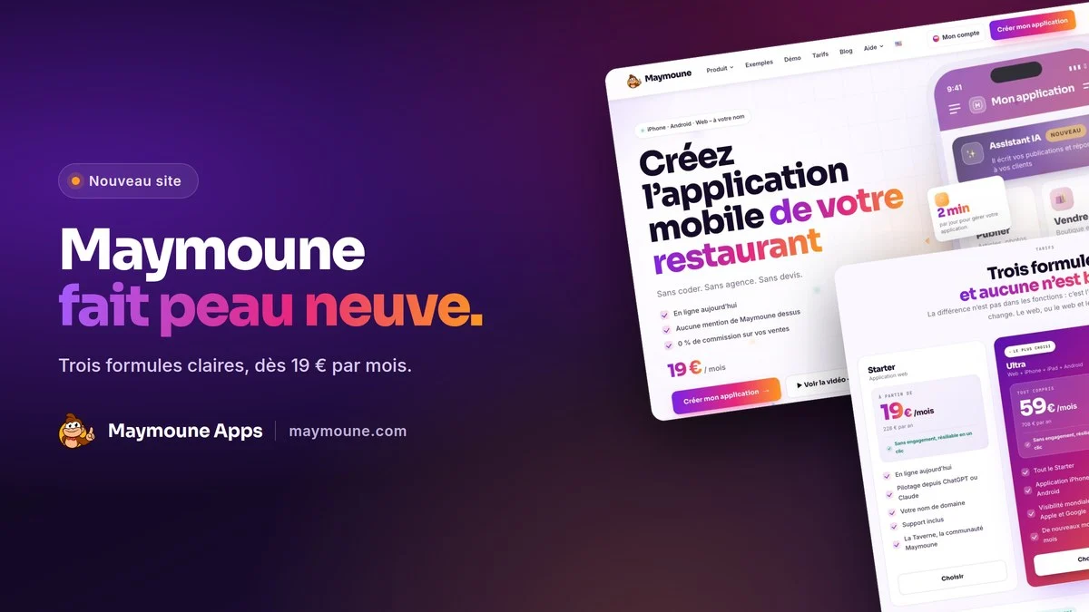 Maymoune fait peau neuve