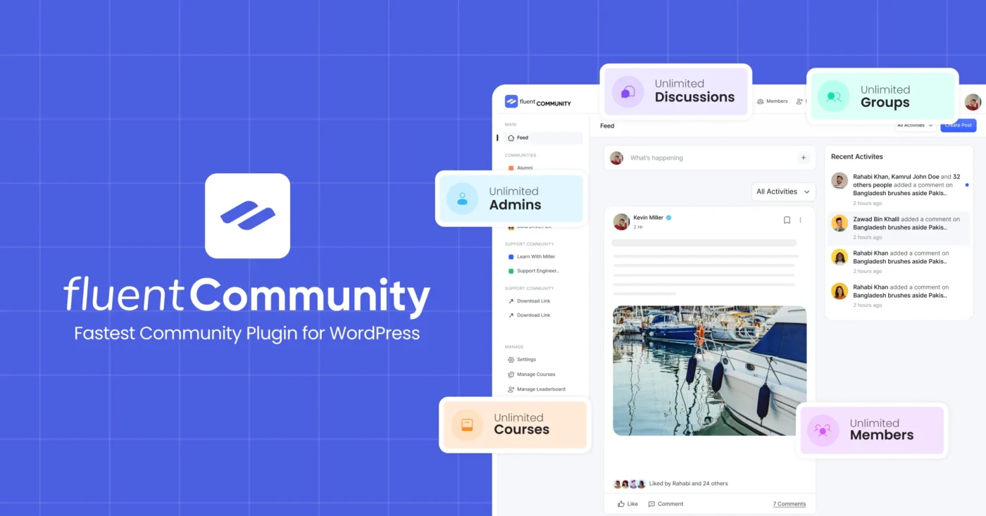 🚀FluentCommunity 1.7.0 est là et c'est une belle mise à jour