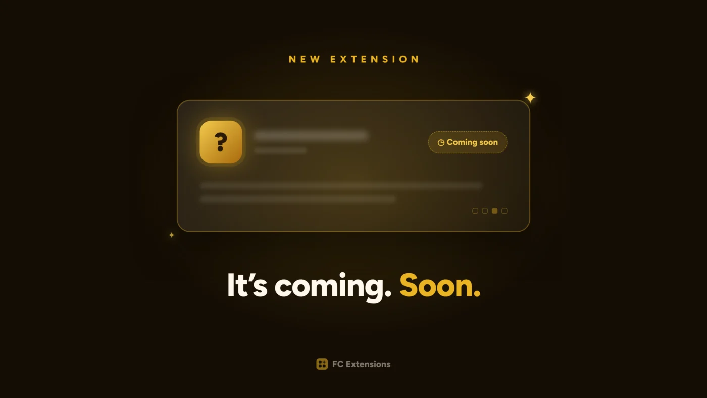 A new extension arrives on Thursday, 10/22 at 12:00 PM