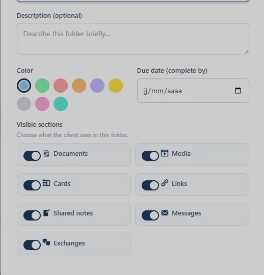 Bug: Unable to create folders (no Save button)