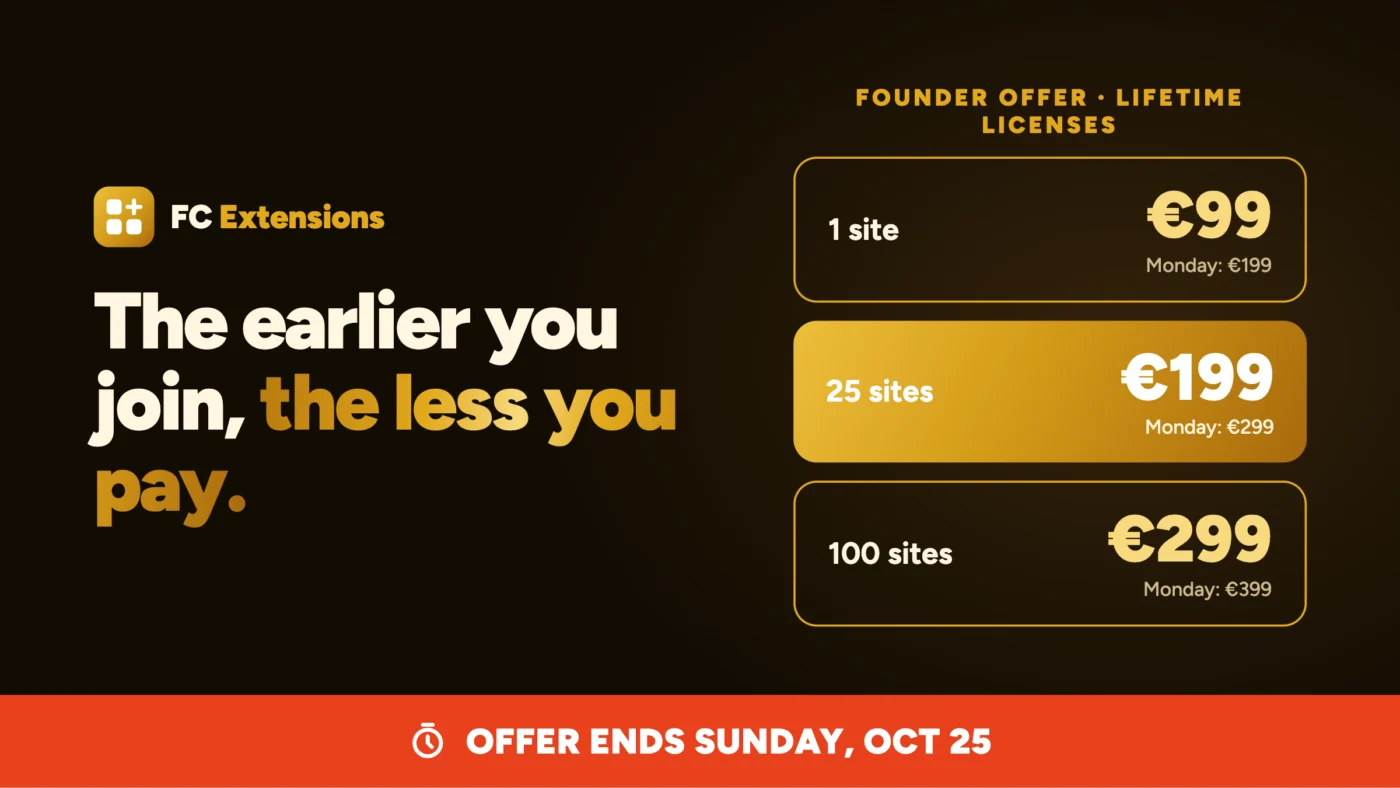 Last chance for the Founder price